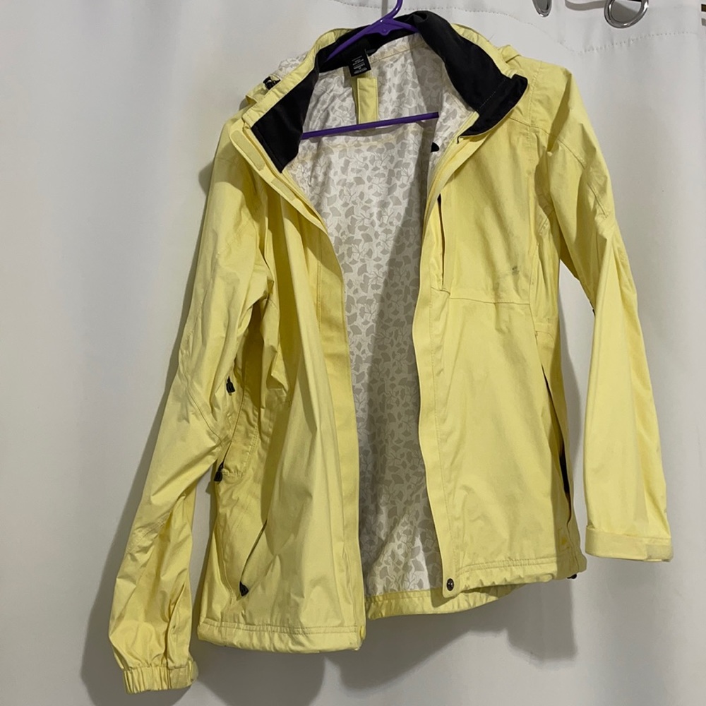 Yellow REI shell - women’s medium